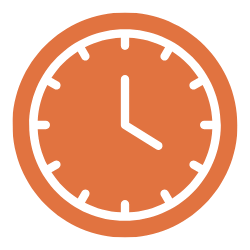A clock icon