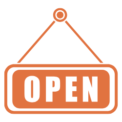 An open sign icon