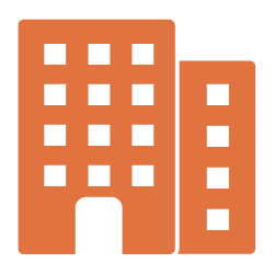 A city building icon