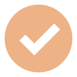 A checkmark icon
