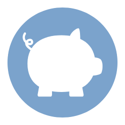 A piggybank icon