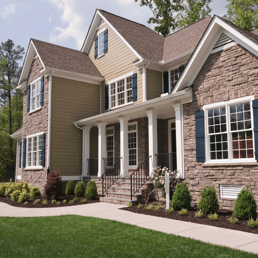 A house ready for junk removal services.